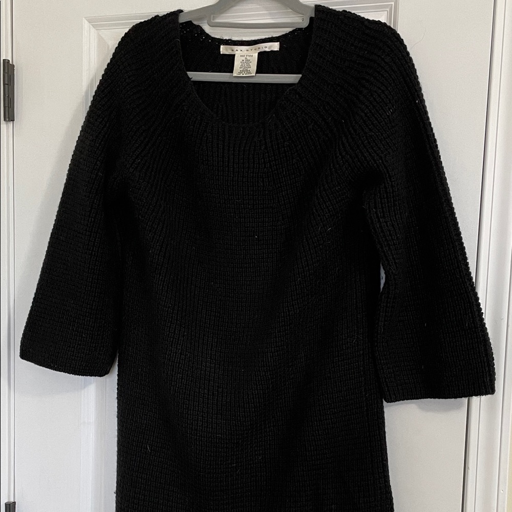 Max Studio Black Scoop Neck Sweater